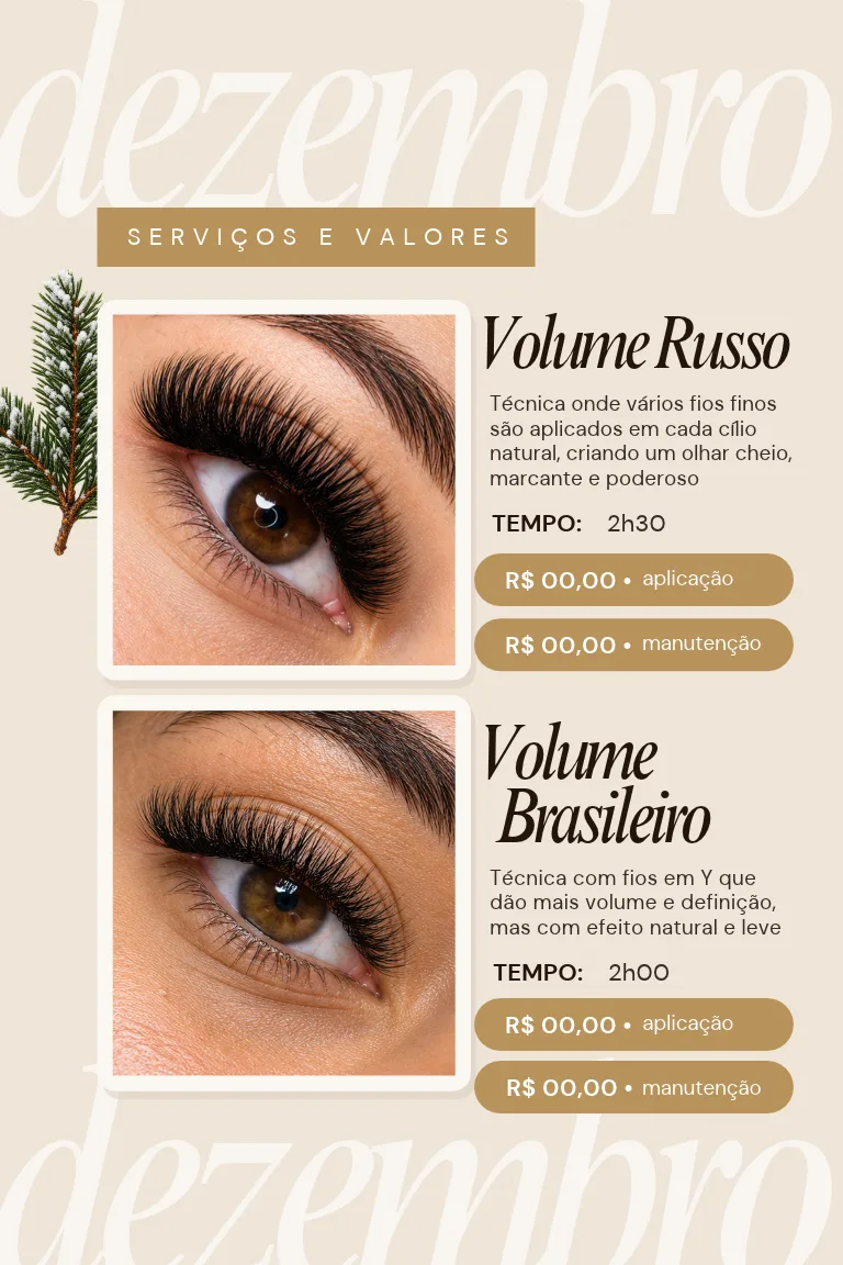 Serviços e valores: volume russo e volume brasileiro